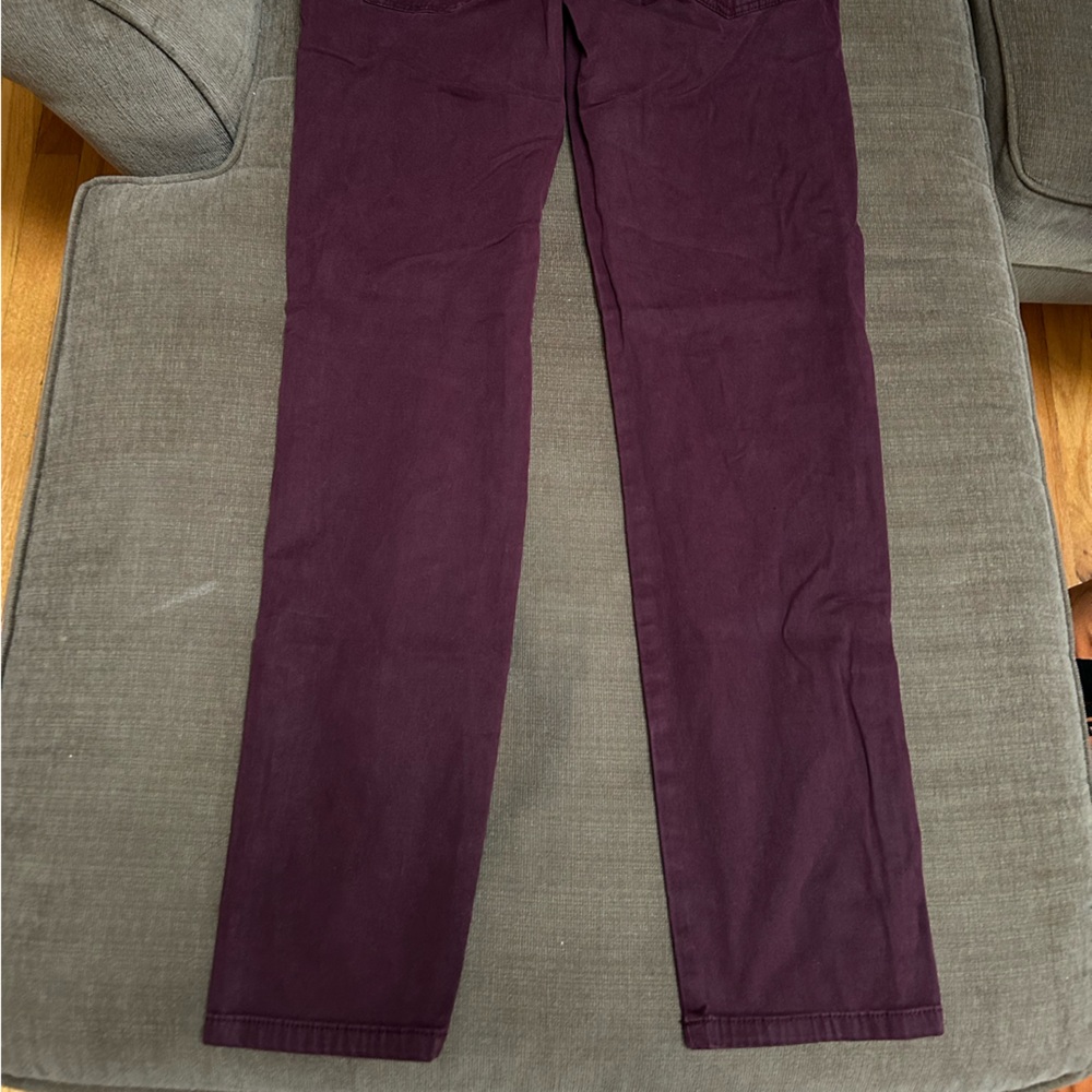 Zara Man Burgundy Red Pants - Picture 3 of 5